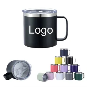 14oz Insulated Coffee Mugs with Handle