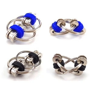 Bike Chain Key Ring Fidget Cube