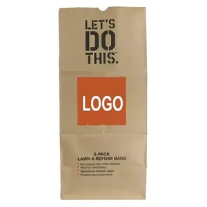 Biodegradable Lawn and Leaf Kraft Paper Bag