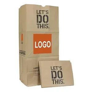 Biodegradable Lawn and Leaf Kraft Paper Bag