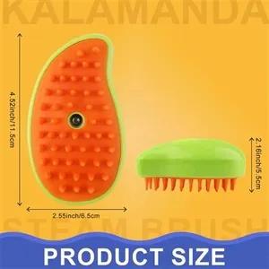 Cat And Dog Pet Hair Steam Brush for Shedding