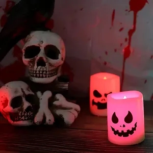 Coulorful LED Electronic Halloween Candle Light