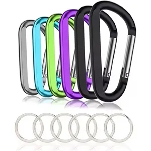 D-Shaped Carabiner keychain