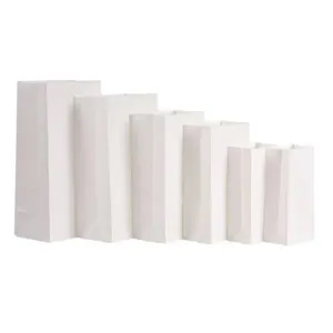 Disposable Greaseproof Kraft Paper Bags For Snacks And Food