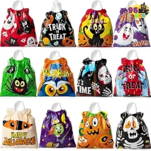 Halloween Treats Bags for Kids's Trick Party Favor Supplies