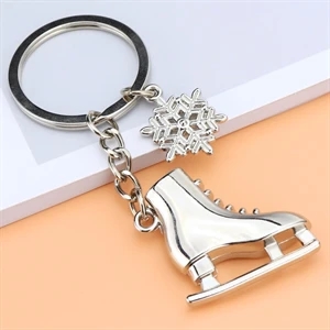 Ice skates keychain