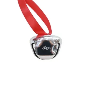 Iron Christmas Bell with Ribbon