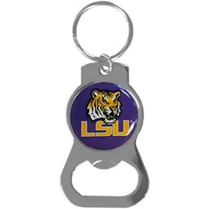 Metal Round Bottle Opener Keychain