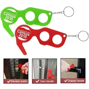 PPE Door Opener Closer No Touch w/ Key Chain