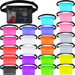 PVC waterproof waist bag outdoor sports pouch beach storage