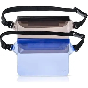 PVC waterproof waist bag outdoor sports pouch beach storage
