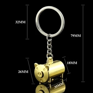 Piggy bank keychain