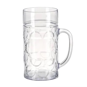 Plastic beer cup anti-fall PC mug
