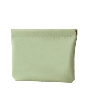 Self-Closing Small Makeup Pocket Cosmetic Bag