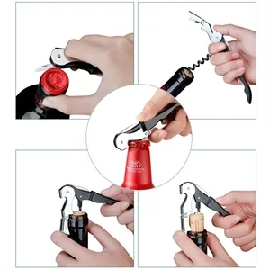 Stainless Steel Seahorse Corkscrew Beer Wine Bottle Opener