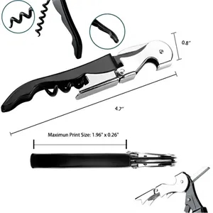 Stainless Steel Seahorse Corkscrew Beer Wine Bottle Opener