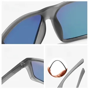 Trendy translucent polarized Travel cycling sunglasses