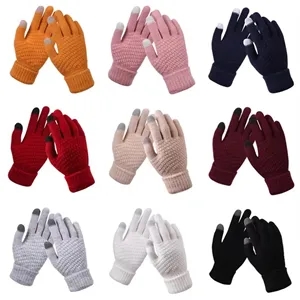 Warm and cold touch screen gloves