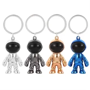 Zinc Alloy Space Robot Key Chain Pendant