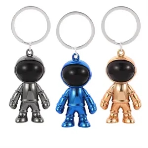 Zinc Alloy Space Robot Key Chain Pendant