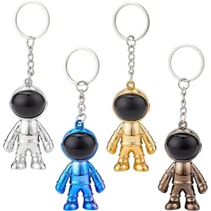 Zinc Alloy Space Robot Key Chain Pendant
