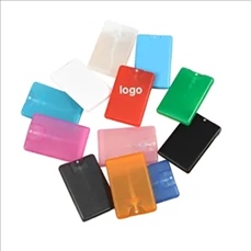 0.67oz Pocket Credit Card Hand  Sanitizer Spray bottlo