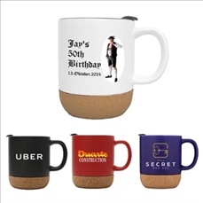 12 oz. Cork Base Splash-Proof Ceramic Coffee Mug
