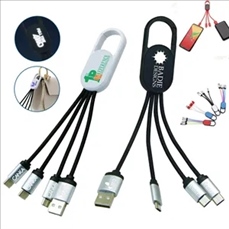 3 in 1 Keychian Charging Cable