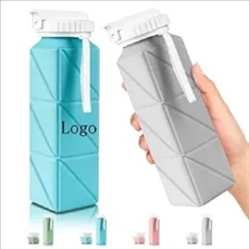 620ml BPA Free Silicone Foldable Travel Water Bottles