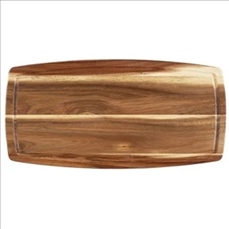 Acacia Wood Serving & Cutting Board with Juice Groove