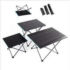 Aluminum camping foldable table