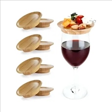 Bamboo Wine Glass Topper