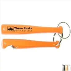 Baseball Bat Shaped Bottle Opener w/ Key Holder