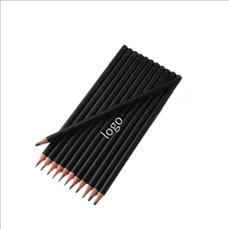 Black HB wooden pencils