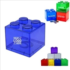 Block Stack Piggy Bank