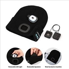 Bluetooth Beanie Hat with Light