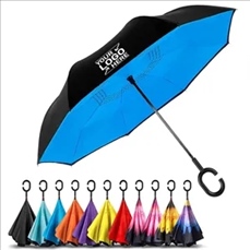 C-Shaped Handle Double Layer Inverted Umbrella