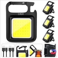 Cob Pocket Multifunctional Mini LED Flashlight Keychain With