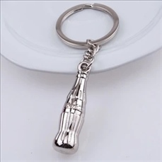 Coca Cola bottle keychain