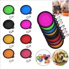 Collapsible Pet Bowl w/Carabiner