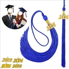 College Graduation Tassel with Gold Year Pendant