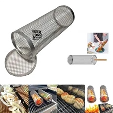 Customizable Rolling BBQ Basket