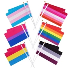 Customized Advertiser Waving Flag