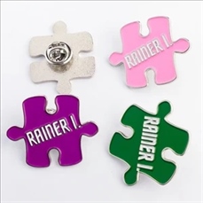 Customized metal badge