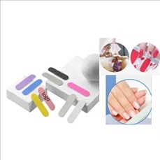 Double-Sided Color Contrast Emery Boards Nail Files