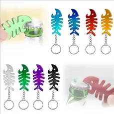 Fish Bone metal Keychain Bottle Opener