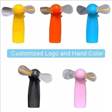 Flashing Logo LED Handhold Fan