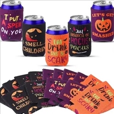 Halloween Can Cooler Sleeves