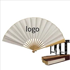 Handheld Paper Fans With Bamboos