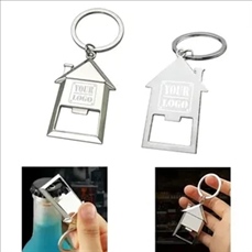 House Shaped Bottle Opener Key Holder